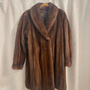 EVE SAINT LAUREN MINK COAT